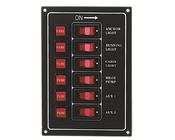 ILLUMINATED 6 GANG FUSED SWITCH PANEL