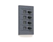 CONNEX 4GANG 12V AUTO FUSE BACKLIT SWITCH PANEL image