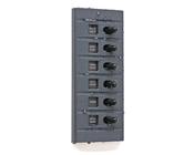 CONNEX 6 GANG 24V AUTO FUSE BACKLIT SWITCH PANEL