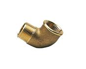 90 DEGREE BRASS BENDS MALE - FEMALE image