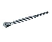 RIGGING SCREW FORK AND SWAGE STUD 1/4" x 3mm