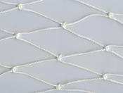 WHITE GUARD RAIL NET