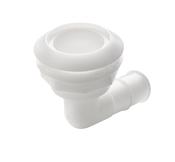 VETUS PLASTIC 100° BEND SKINFITTING - CHAMBERED
