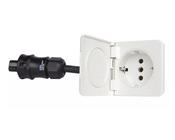 QUICK CONNECT SCHUKO WALL SOCKET 16A - WHITE image