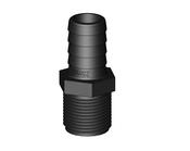 TruDesign STRAIGHT HOSE TAILS MALE THREAD