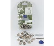 PRESS STUD KIT FABRIC TO WOOD