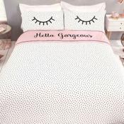 Hello Gorgeous Cotton Mix Duvet Set