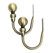 16/19mm Ball Antique Brass Hold Back Pair