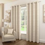 Olympus Natural Ready Made Eyelet Curtains image