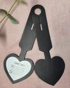 Heart-Shaped Luggage Tags