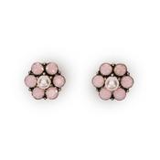 Lovett Earrings - Vintage vine pearl studs