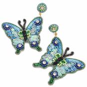 My Doris Earrings - Blue Butterfly image