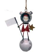 G-Bork Handmade Tin Astronaut Santa