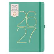Busy B 2026-2027 Diary - Dual Schedule a Page Green image