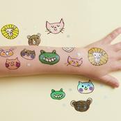 Paper Poetry Tattoos - Happy Animal