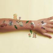 Paper Poetry Tattoos - Fruit and Animal