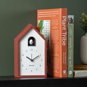 Karlsson Alarm Clock - Cuckoo in Red Ochre