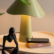 Karlsson Alarm Clock - Retro Flat with Phone Charger