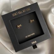 Don't Kill My Vibe Earrings - Grá Beag Studs
