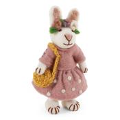 Gry &amp; Sif Decoration - Felt Bunny with Flower Hair Band