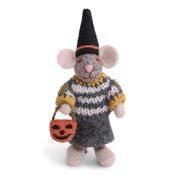 Gry &amp; Sif Halloween - Girly Mouse with Halloween Basket