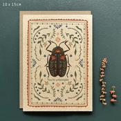 East of India Card - Beetle