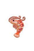My Doris Brooch - Prawn image