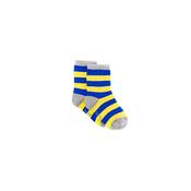 Polly &amp; Andy Bamboo Childrens Socks - Blue &amp; Yellow image