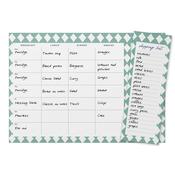 Busy B Meal Planner - Meal Planner Pad - Harlequin