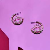 Don't Kill My Vibe Earrings - Have My Heart Claddagh Hoops