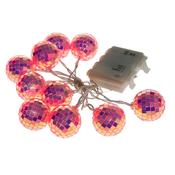 Werner Voss Christmas - 10 Pieces LED Disco Ball Light