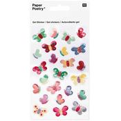 Paper Poetry Stickers - Gel Butterflies