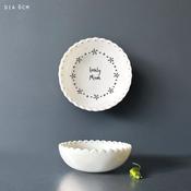 East of India - Porcelain Scallop Small Bowl - Lovely Mum