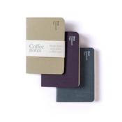 Coffeenotes A7 Notebooks - Tailors Shot Set of 3