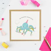 Pickled Pom Pom Card - Lá breithe sona duit! image