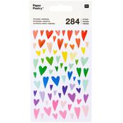 Paper Poetry Stickers - Multicoloured Hearts