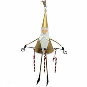 G-Bork Handmade Tin Santa with Candy Canes