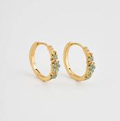 Fable Jewellery - Floral Wreath Hoops Earrings image