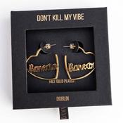 Don't Kill My Vibe - Banrían Heart Hoop Earrings