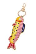 My Doris Keyring - Yellow &amp; Pink Fish image