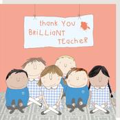 Rosie Made a Thing Card - Thank You Brilliant Teacher image