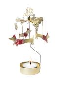 Pluto Design Tealight Spinner - Jolly Dog