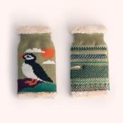 Powder Wrist Warmers - Puffin