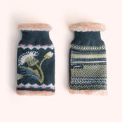 Powder Wrist Warmers - Thistle