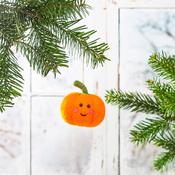 Sass &amp; Belle Decoration - Felt Happy Pumpkin