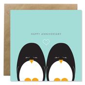 Bold Bunny - Happy Anniversary Penguin