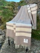 McNutt of Donegal Throw in Supersoft Lambswool - Coffee Brew image