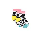 Polly &amp; Andy Bamboo Childrens Socks - Cow