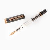 TWSBI - Eco Black Marble with Bronze Fountain Pen image