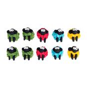 Erin Knitbits Magnet - Knitted Wool Colourful Sheep